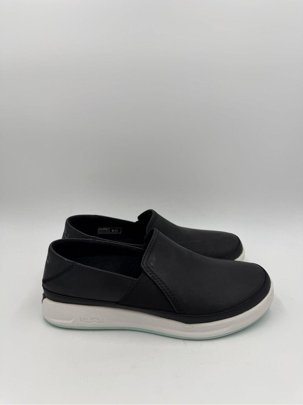 KURU Men's Black Slip-On Casual Loafers
